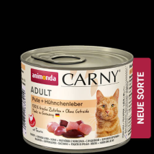 Animonda Carny Adult (pulyka,csirkemáj) konzerv - Felnőtt macskák részére (200g) macskaeledel