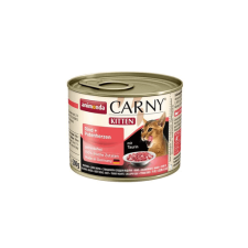 Animonda Carny Konzerv Kitten marhahús-pulykaszív 200 g macskaeledel