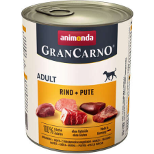 Animonda GranCarno Adult marhás és pulykás konzerv (6 x 800 g) 4.8 kg kutyaeledel