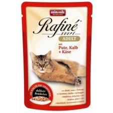 Animonda Rafine Soupé Adult – Pulyka- és borjúhús sajtos szószban (12 x 100 g) 1.2kg macskaeledel