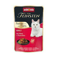 Animonda Vom Feinsten Feines mit Filets - nedvestáp (marhahús,pulykamell filé) macskák részére (85g) macskaeledel