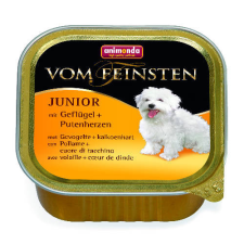 Animonda Vom Feinsten Junior (baromfi,pulykaszív) alutálkás - Kölyök kutyák részére (150g) kutyaeledel