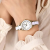 ANNE KLEIN AK-3212WTGB női karóra, kvarc, rozsdamentes acél, arany/fehér