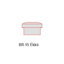 Anro BR-15 Ékkő, pattintós középkonzol - felületkezelt dekoráció