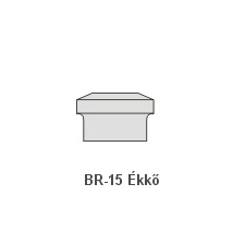 Anro BR-15 Ékkő, pattintós középkonzol - natúr dekoráció