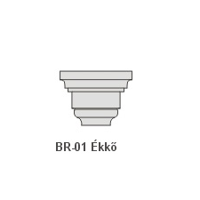 Anro BR-22 Ékkő, pattintós középkonzol - natúr kültéri világítás