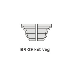 Anro BR-29 díszlécre - Két oldali véglezárás (beforgatás) tapéta, díszléc és más dekoráció