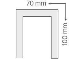 Anro Fűtéscső takaró díszléc KCS-111/E tapéta, díszléc és más dekoráció