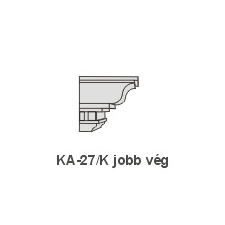 Anro KA-27/K díszlécre - Jobb oldali véglezárás tapéta, díszléc és más dekoráció