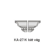 Anro KA-27/K díszlécre - Két oldali véglezárás (beforgatás) tapéta, díszléc és más dekoráció