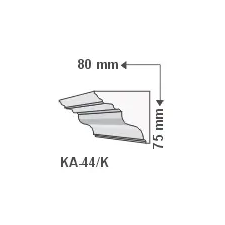 Anro KA-44 Karnistakaró díszléc tapéta, díszléc és más dekoráció