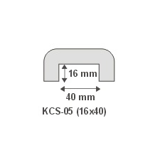 Anro Kábelcsatorna takaró díszléc KCS-05 (16x40 mm) dekoráció