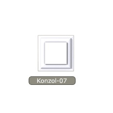 Anro Konzol-07 (95x95 mm) polisztirol díszkocka homlokzatdíszítéshez dekoráció