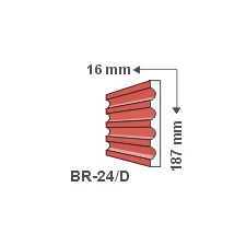 Anro Kültéri díszléc BR-24/D - felületkezelt tapéta, díszléc és más dekoráció