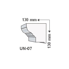 Anro Kültéri díszléc UN-07 - natúr tapéta, díszléc és más dekoráció