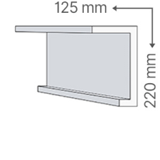 Anro MN-102/E Minimal design karnistakaró karnis, függönyrúd