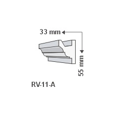 Anro RV-11/A Rejtett világítás kiegészítő léc tapéta, díszléc és más dekoráció