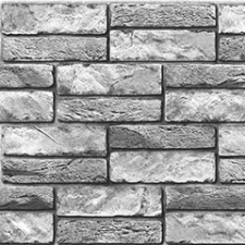 ANRO Wall Flexpanel PVC falburkoló lap - Stone expanse grey tapéta, díszléc és más dekoráció