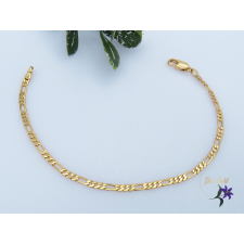  Antiallergén figaró szemes vékony karlánc-18K karkötő