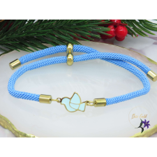  Antiallergén kék madár nemesacél karkötő-18K karkötő