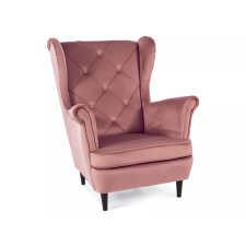  Antik rózsaszín LADY VELVET TV-fotel bútor