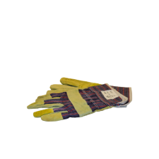 Antiqua Védőkesztyü, hasított bőr , csíkos védőkesztyű