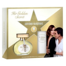 Antonio Banderas Her Golden Secret SET: edt 80 ml + Dezodor 150 ml kozmetikai ajándékcsomag