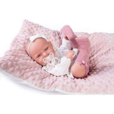 Antonio Juan élethű LEA baba zoknival és párnával, 42 cm magas (Ref. 50157) baba