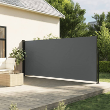 antracitszürke behúzható oldalsó napellenző 160 x 300 cm kerti bútor