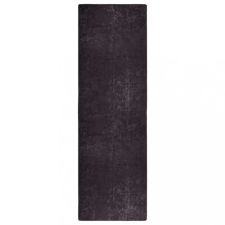  Antracitszürke csúszásmentes mosható szőnyeg 80 x 300 cm lakástextília
