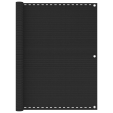  Antracitszürke HDPE erkélynapellenző 120 x 500 cm kerti bútor