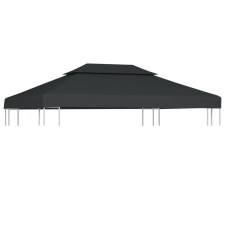 Antracitszürke kétszintes pavilon tetőponyva 310 g/m², 4 x 3 m barkácsgép tartozék