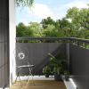  antracitszürke polyrattan erkélyparaván 1000x100 cm