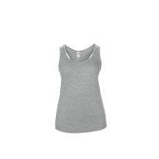 ANVIL ANL6751 ívelt aljjú sporthátú ujjatlan női póló-trikó Anvil, Heather Grey-XL
