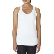 ANVIL ANL6751 ívelt aljjú sporthátú ujjatlan női póló-trikó Anvil, White-M