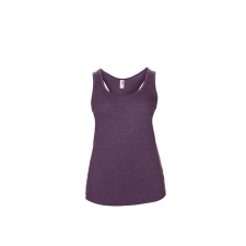ANVIL Női sporthátú trikó, Anvil ANL6751, ívelt aljjal, Heather Aubergine-2XL női trikó