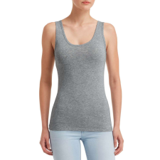 ANVIL Női ujjatlan póló, sztreccs trikó, Anvil ANL2420, Heather Graphite-XL női trikó