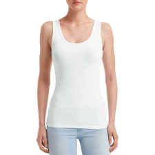 ANVIL Női ujjatlan póló, sztreccs trikó, Anvil ANL2420, White-XL női trikó