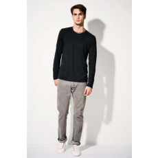 ANVIL Póló Anvil hosszú ujjú unisex, black, L