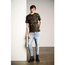 ANVIL Póló Anvil terepmintás unisex, camouflage sand, S munkaruha