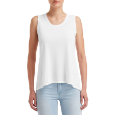 ANVIL Ujjatlan Női póló, Anvil ANL37PV, ívelt aljjal, White-XL női póló
