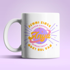  Anya Mindig Tudja fehér bögre bögrék, csészék