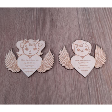 Anyáknapi hűtőmágnes,angyalkás dekorációs kellék