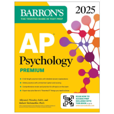  AP Psychology Premium, 2025: 6 Practice Tests + Comprehensive Review + Online Practice – Robert McEntarffer idegen nyelvű könyv