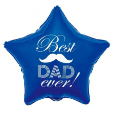  Apa Best Dad Ever fólia lufi 44 cm party kellék