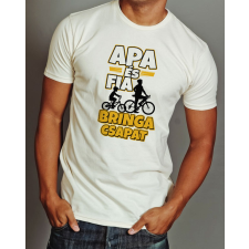  Apa fia ajándékok - Bringa csapat póló női póló