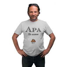  Apa kis szarosai (Személyre szabható) - Férfi Póló