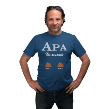  Apa kis szarosai (Személyre szabható) - Férfi Póló férfi póló