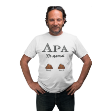  Apa kis szarosai (Személyre szabható) - Férfi Póló férfi póló