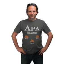  Apa kis szarosai (Személyre szabható) - Férfi Póló férfi póló